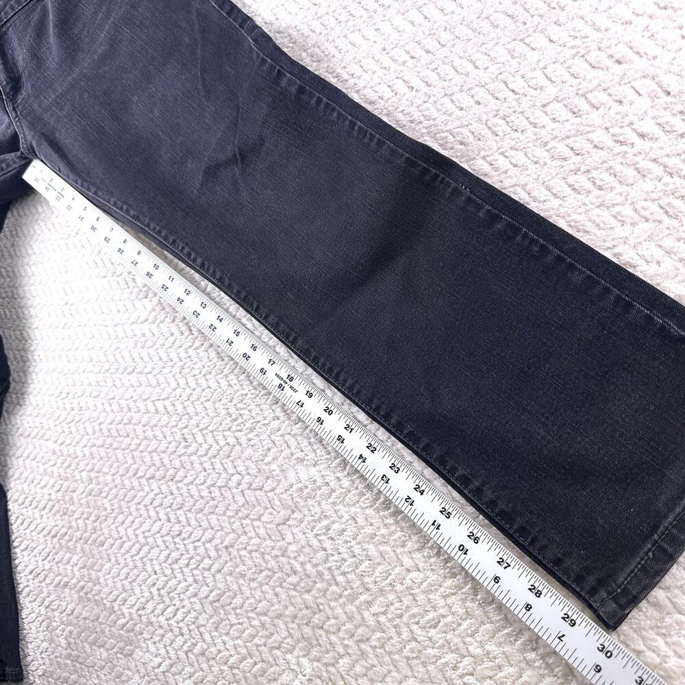 Levis Jeans Womens 14 Black The Skinny Mid Rise Stretch Denim- Black Tag - Picture 12 of 13